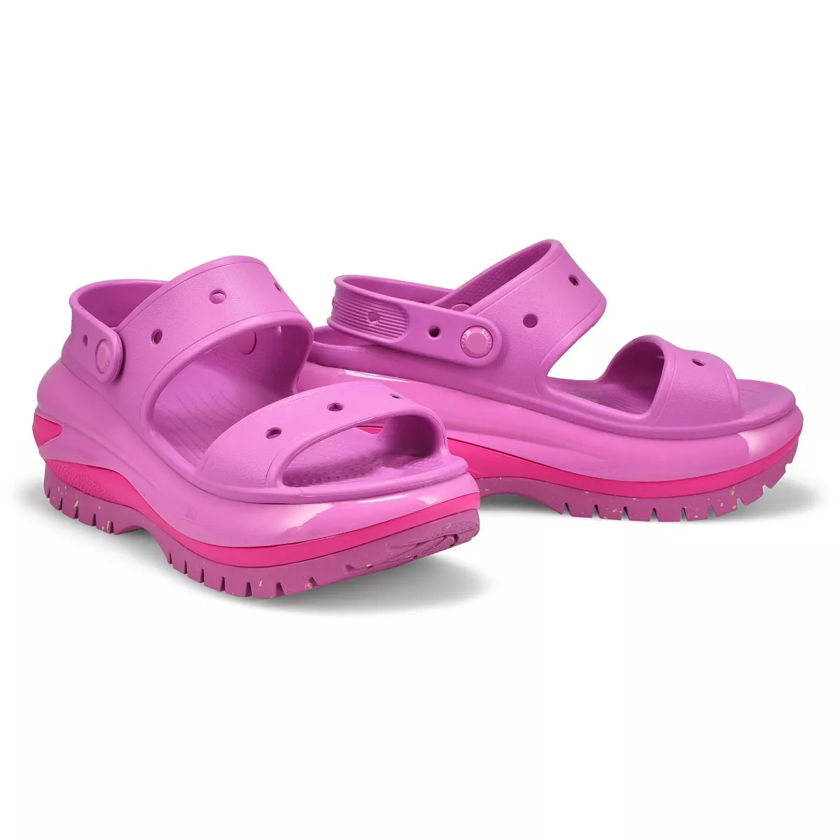 Affordable Crocs, Women's Classic Mega Crush Platform Sandal - Bubble 0127