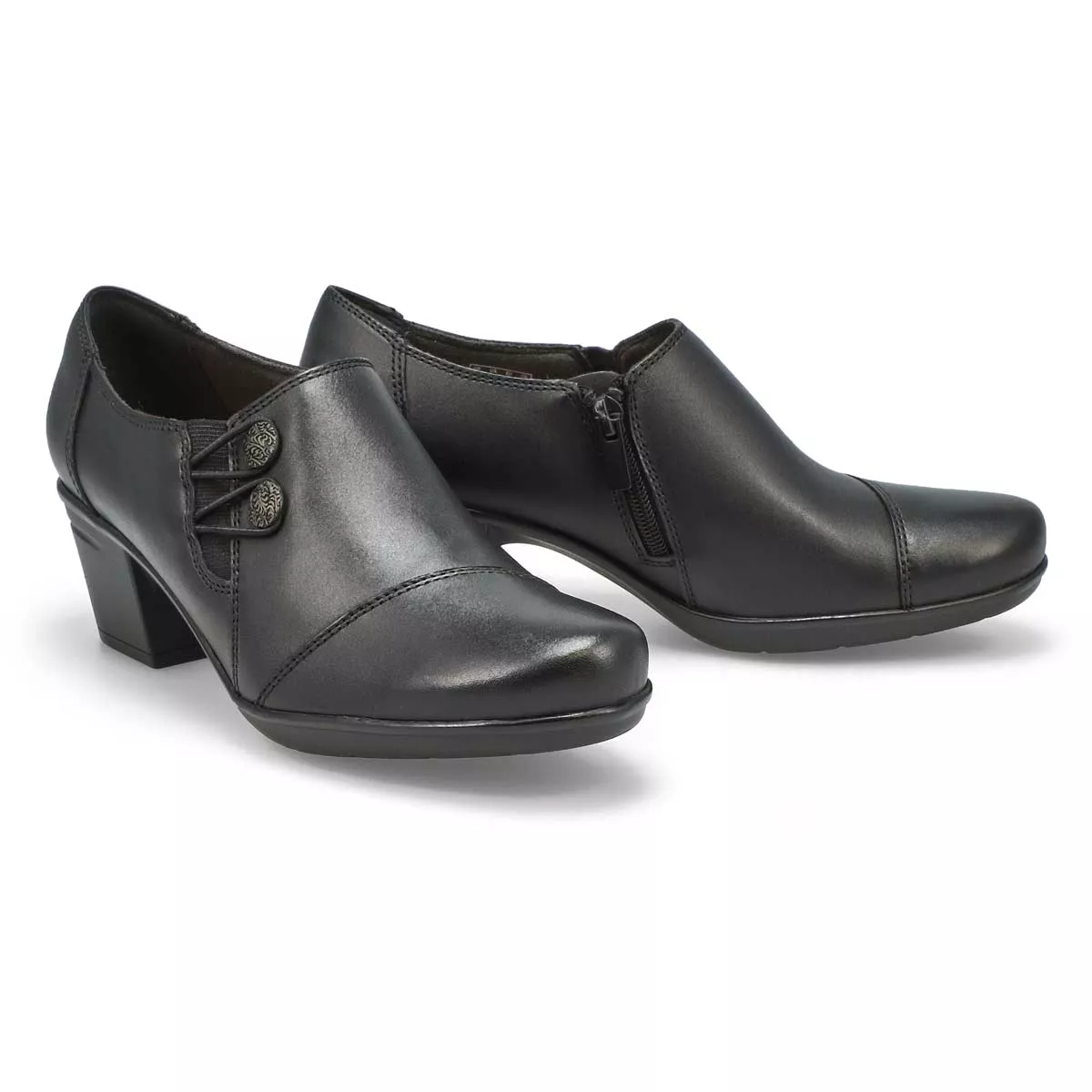 Affordable Clarks, Chaussures habillées EMSLIE WARREN, noir, femmes 0118