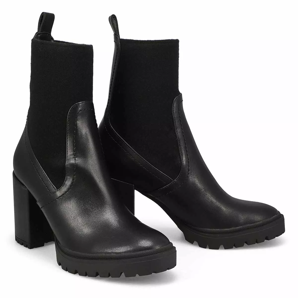 Cheap SteveMadden, Bottine à talon SAHLY, noir, femmes 0128