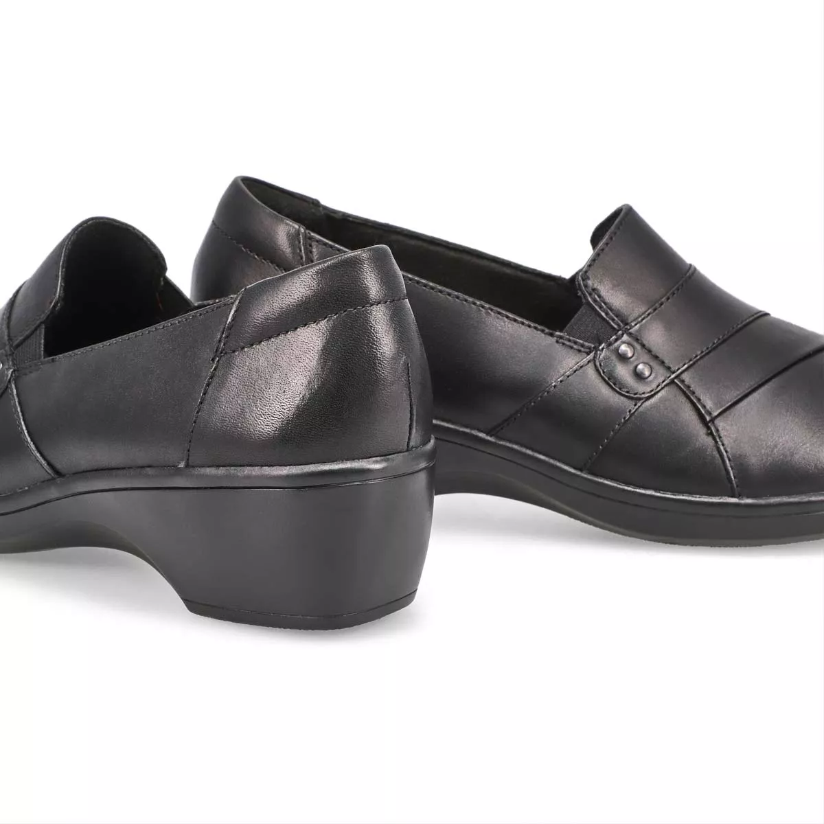 Cheap Clarks, Flâneur habillé May Marigold, noir, femme 0118