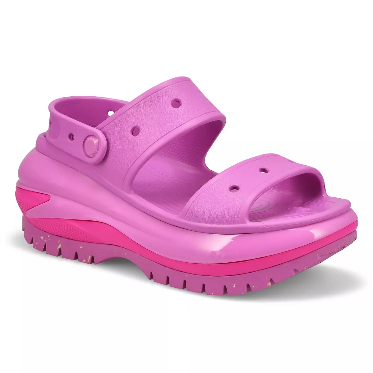 Affordable Crocs, Women's Classic Mega Crush Platform Sandal - Bubble 0127