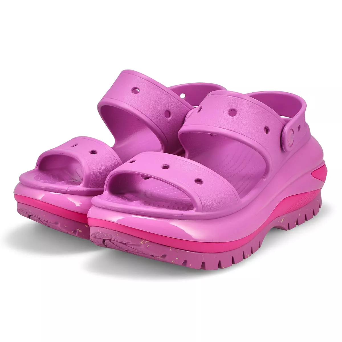 Affordable Crocs, Women's Classic Mega Crush Platform Sandal - Bubble 0127