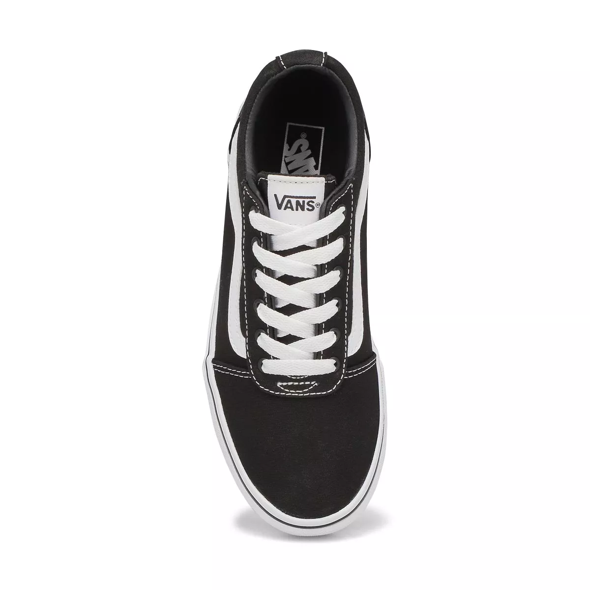 Cheap Vans, Baskets à lacets WARD PLATFORM, noir blanc, filles 0125