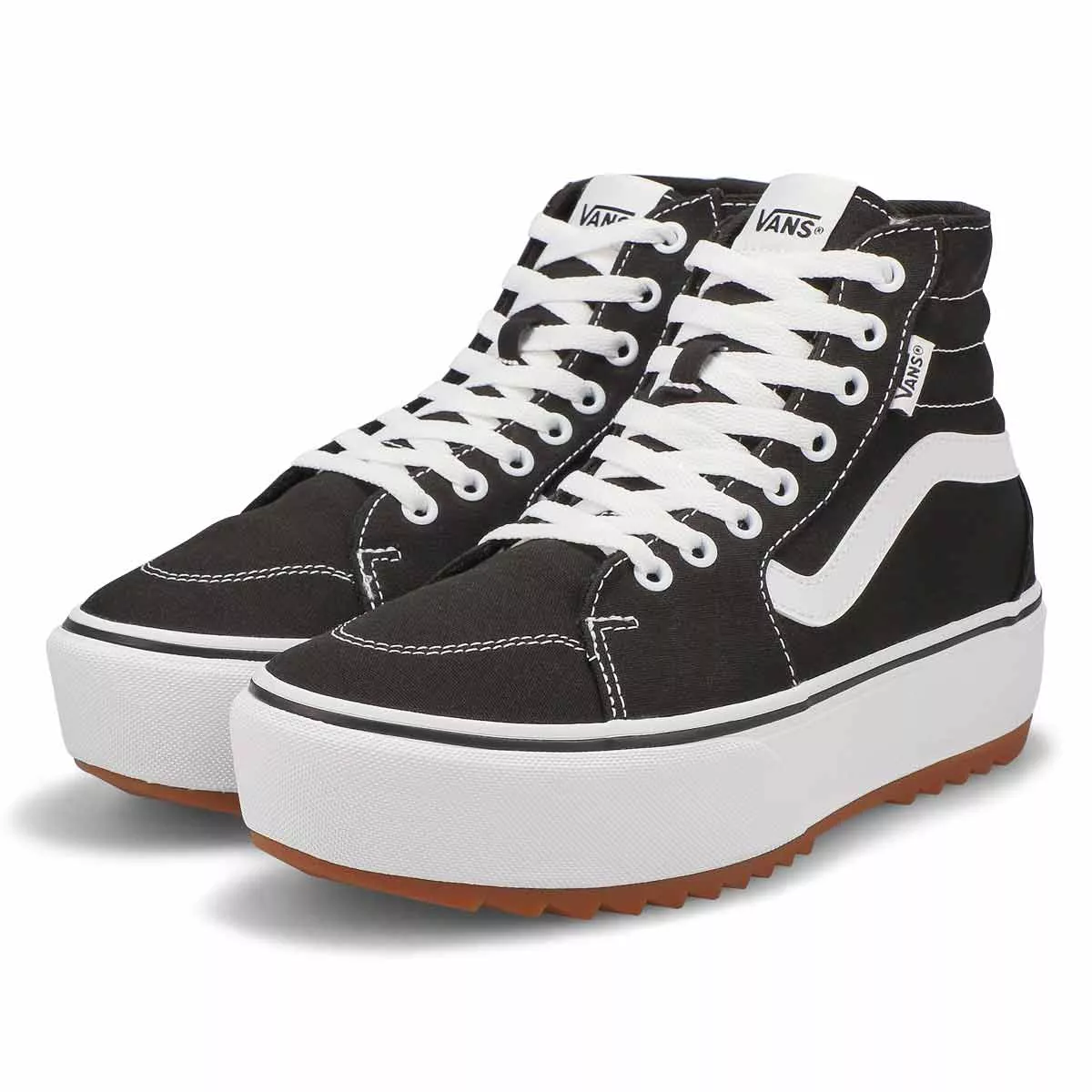 Cheap Vans, Women's Filmore Hi Tapered Platform ST Sneaker - Black 0125