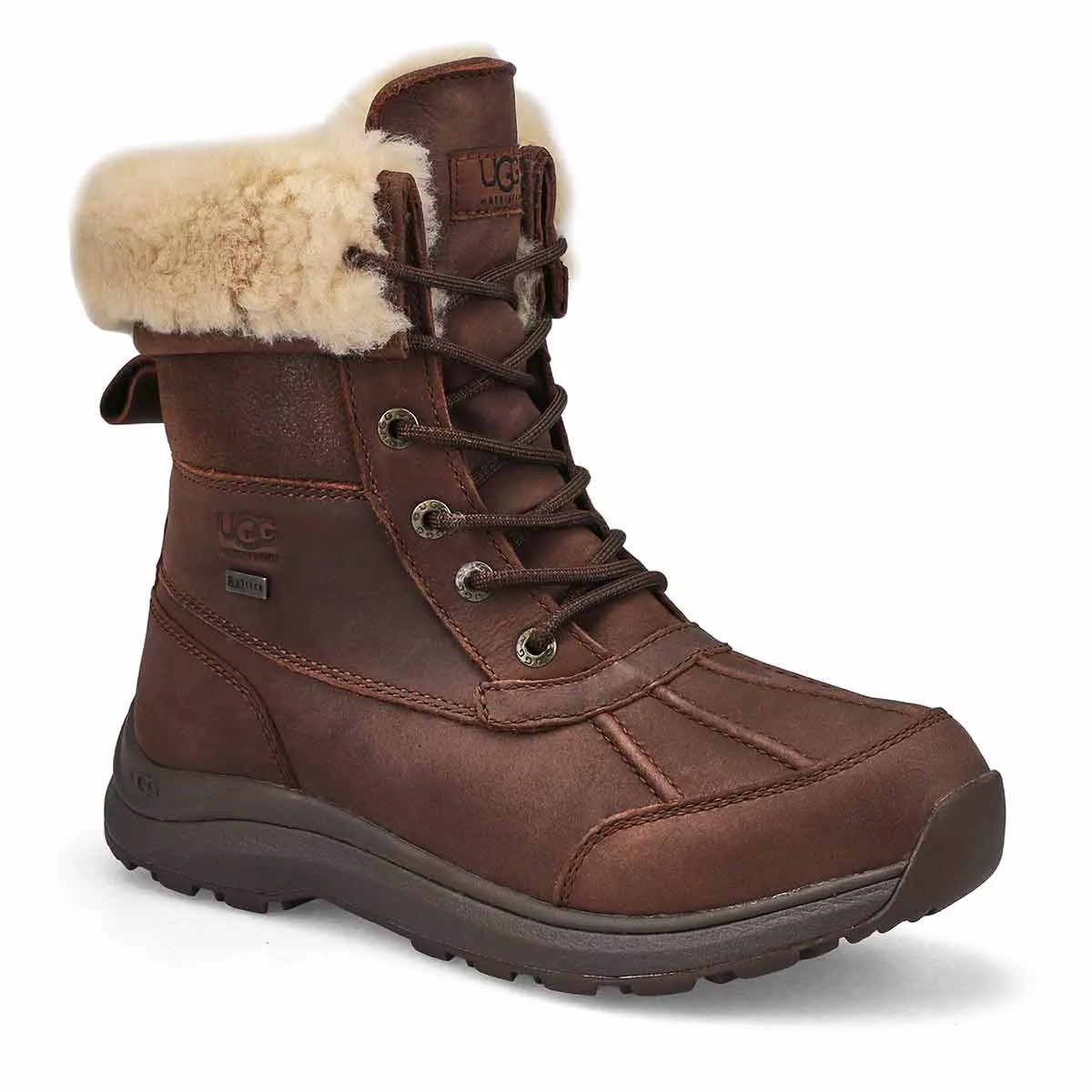 UGG, Women's Adirondack III Distressed Waterproof Winter Boot - Burnt Cedar 0116