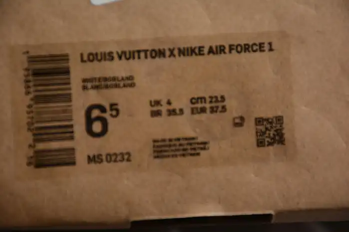 Cheap Louis Vuitton Nike Air Force 1 Low By Virgil Abloh White Royal 0123