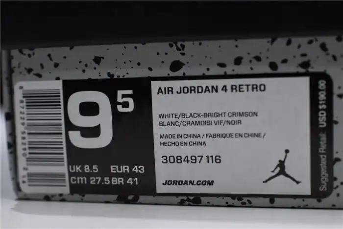 Affordable Air Jordan 4 Retro Hot Lava 308497-116 0131