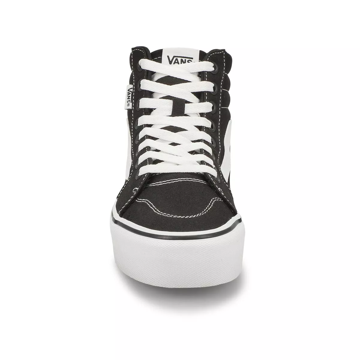 Cheap Vans, Women's Filmore Hi-Top Platform Sneaker - Black White 0125