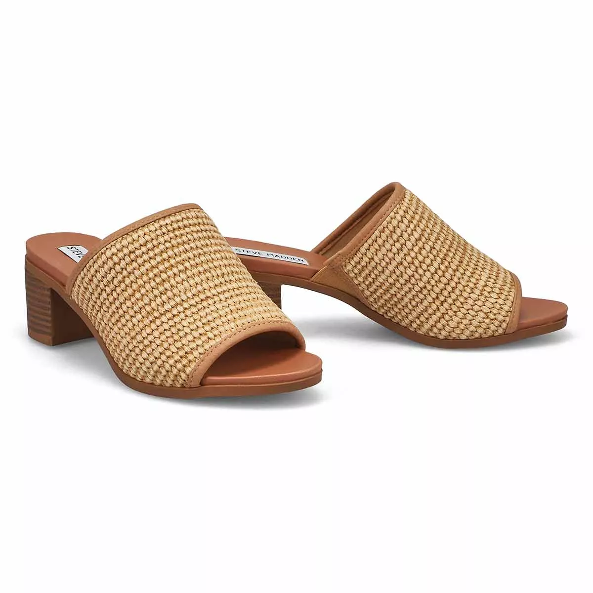 Affordable SteveMadden, Women's Kacey Dress Slide Sandal - Raffia 0128