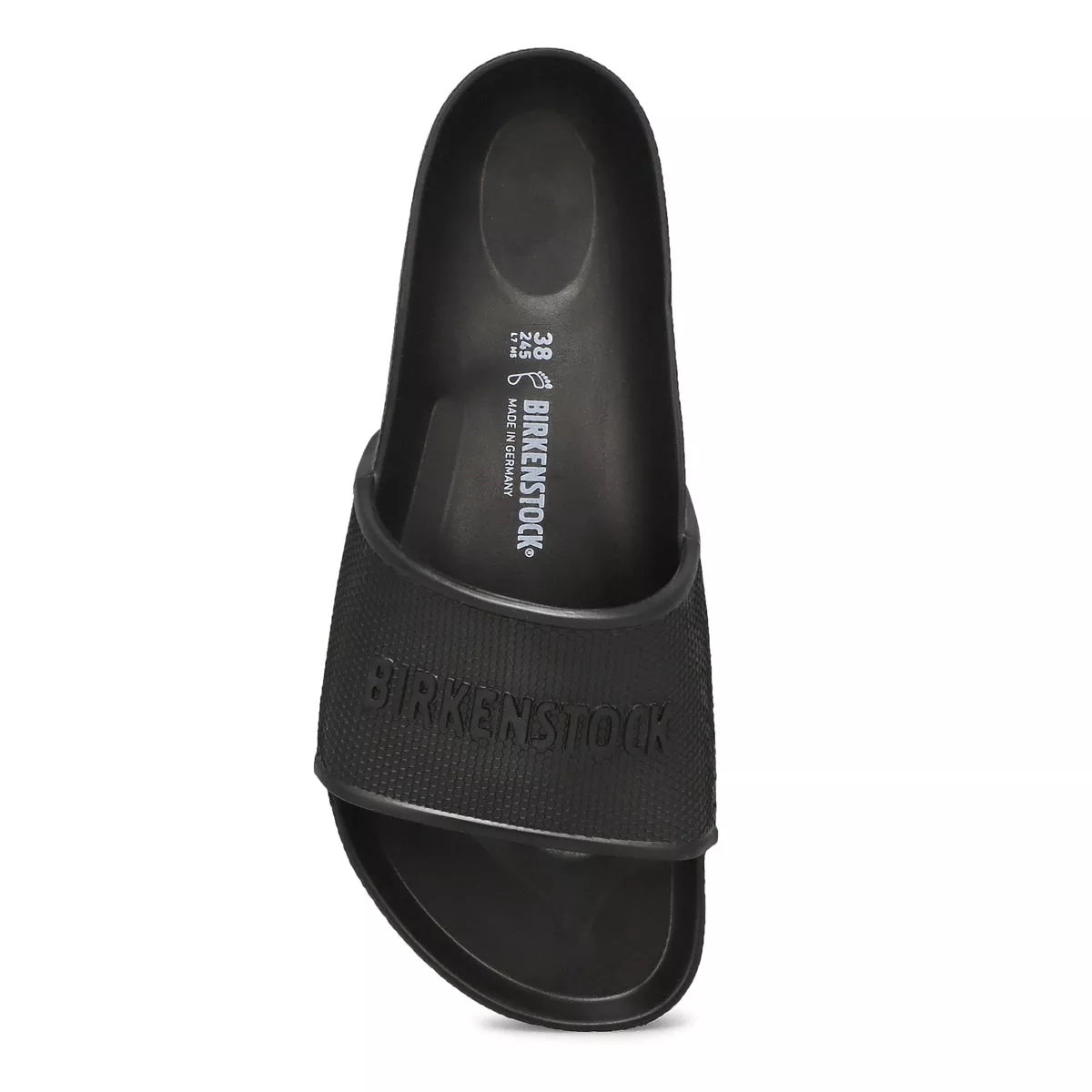 Cheap Birkenstock, Women's Barbados EVA Slide Sandal - Black 0119