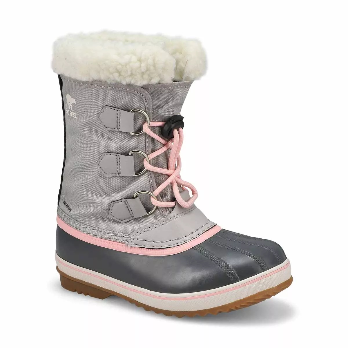 Sorel, Botte d'hiver imperméable YOOT PAC NYLON, tourterelle gomme, filles 0117