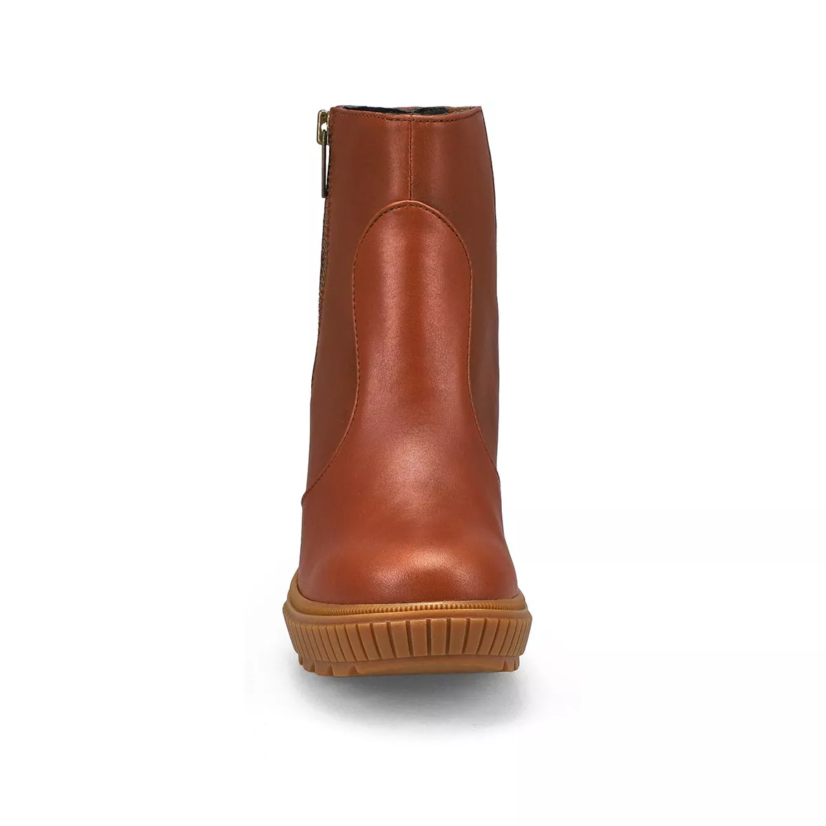 Cheap Sorel, Botte compensée imperméable ONA AVE ZIP WEDGE, havane velouté résine, femmes 0117