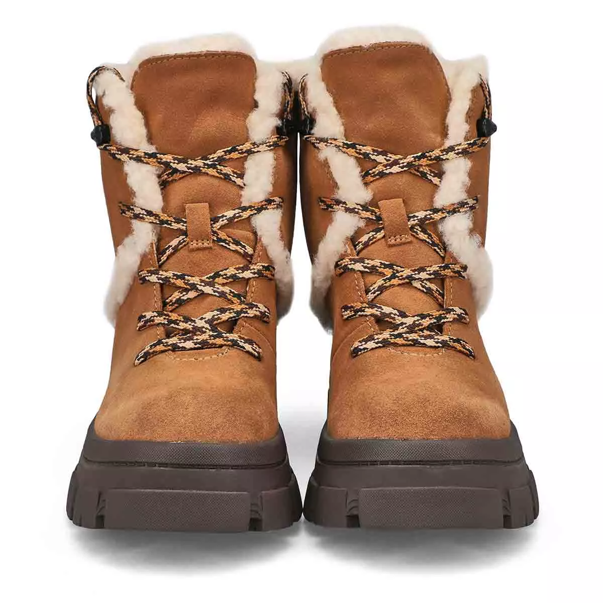 Affordable UGG, Women's Brooklyn Hiker Lace Up Boot - Chestnut 0116