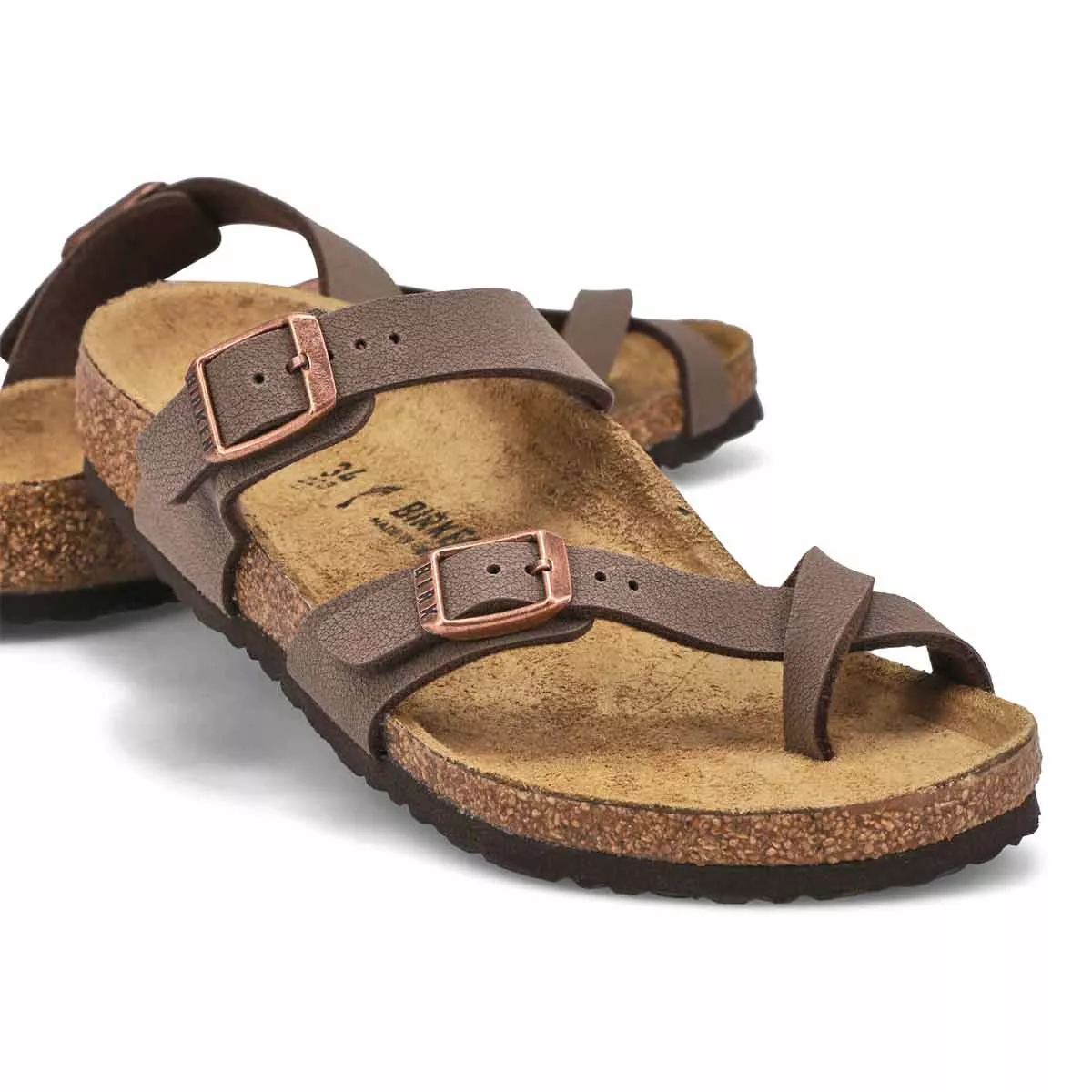 Affordable Birkenstock, Sandale passe-orteil MAYARI BF, moka, filles 0119