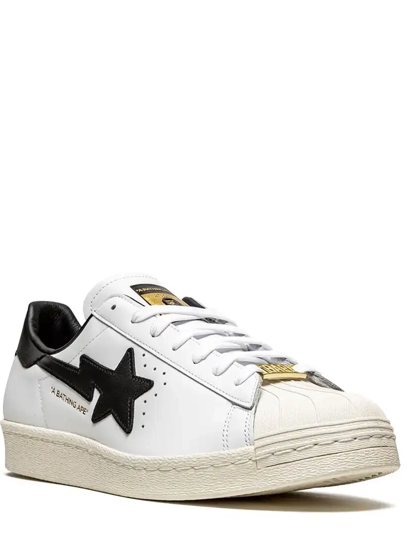 Cheap ''White 80s adidas  Superstar  Bapte x Black'' 0304